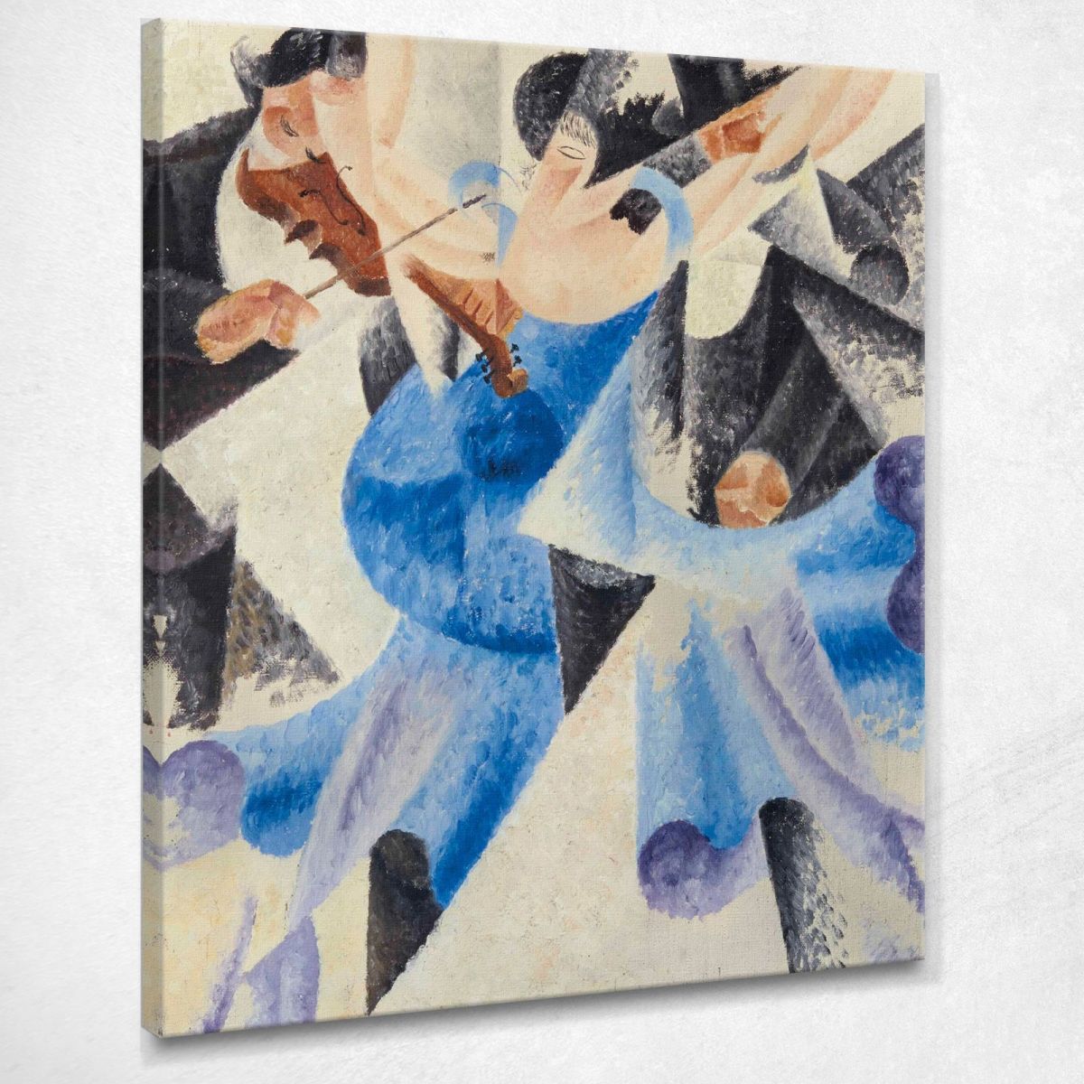 Ballerina, Circa 1914 Gino Severini drucken auf leinwand, image size:1200x1200