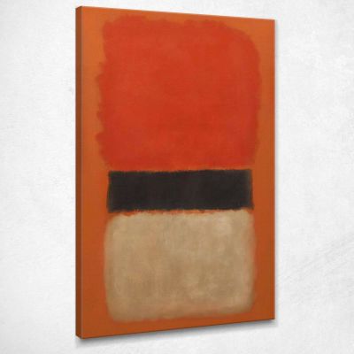 N. 36 (Striscia Nera) Mark Rothko RK3 quadro stampa su tela
