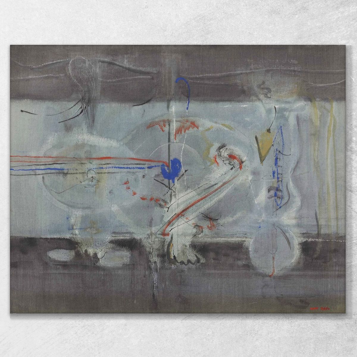 Senza Titolo - Disegno Mark Rothko RK26 quadro stampa su tela