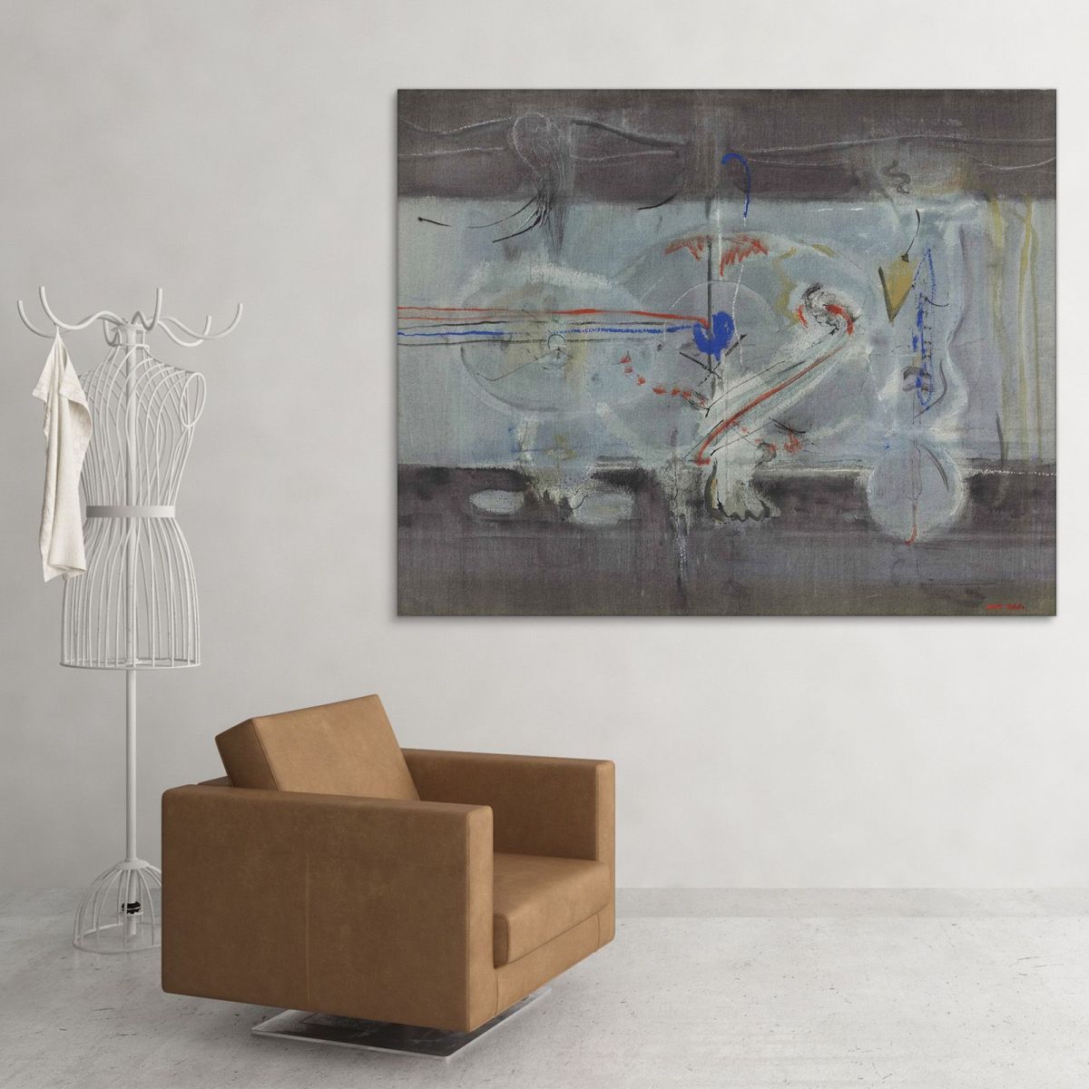 Senza Titolo - Disegno Mark Rothko RK26 quadro stampa su tela