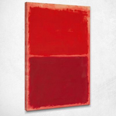 Senza Titolo - Rosso Su Rosso Mark Rothko RK40 quadro stampa su tela