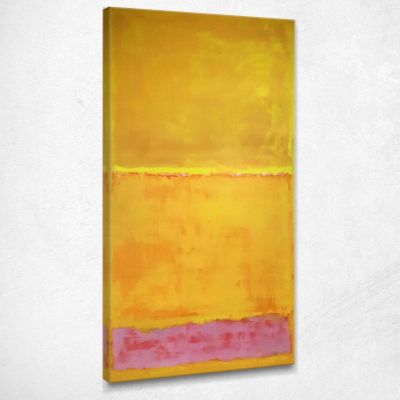 Senza Titolo - Giallo Rosa Mark Rothko RK44 quadro stampa su tela
