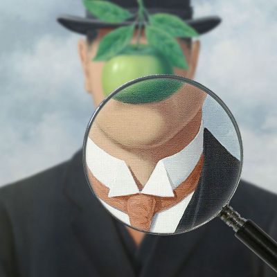 La Grande Guerra René Magritte RM22 quadro stampa su tela