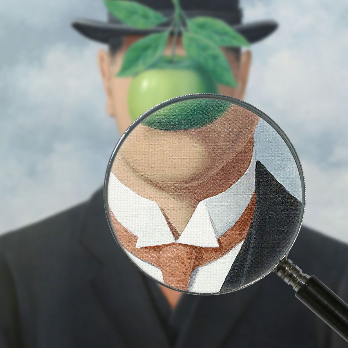 La Grande Guerra René Magritte RM22 quadro stampa su tela