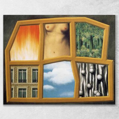 Los Seis Elementos René Magritte, RM31 cuadro en lienzo