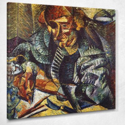 Antigrazioso Umberto Boccioni UBO18 quadro stampa su tela