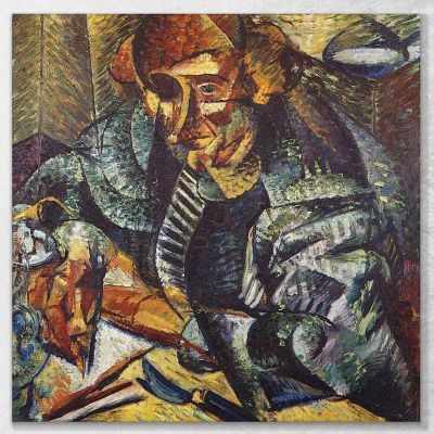 Antigracioso Umberto Boccioni, UBO18 cuadro en lienzo