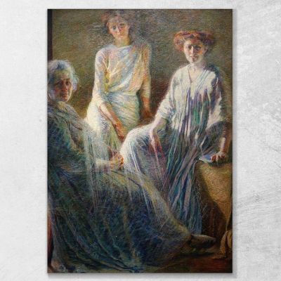 Tre Donne Umberto Boccioni UBO37 quadro stampa su tela