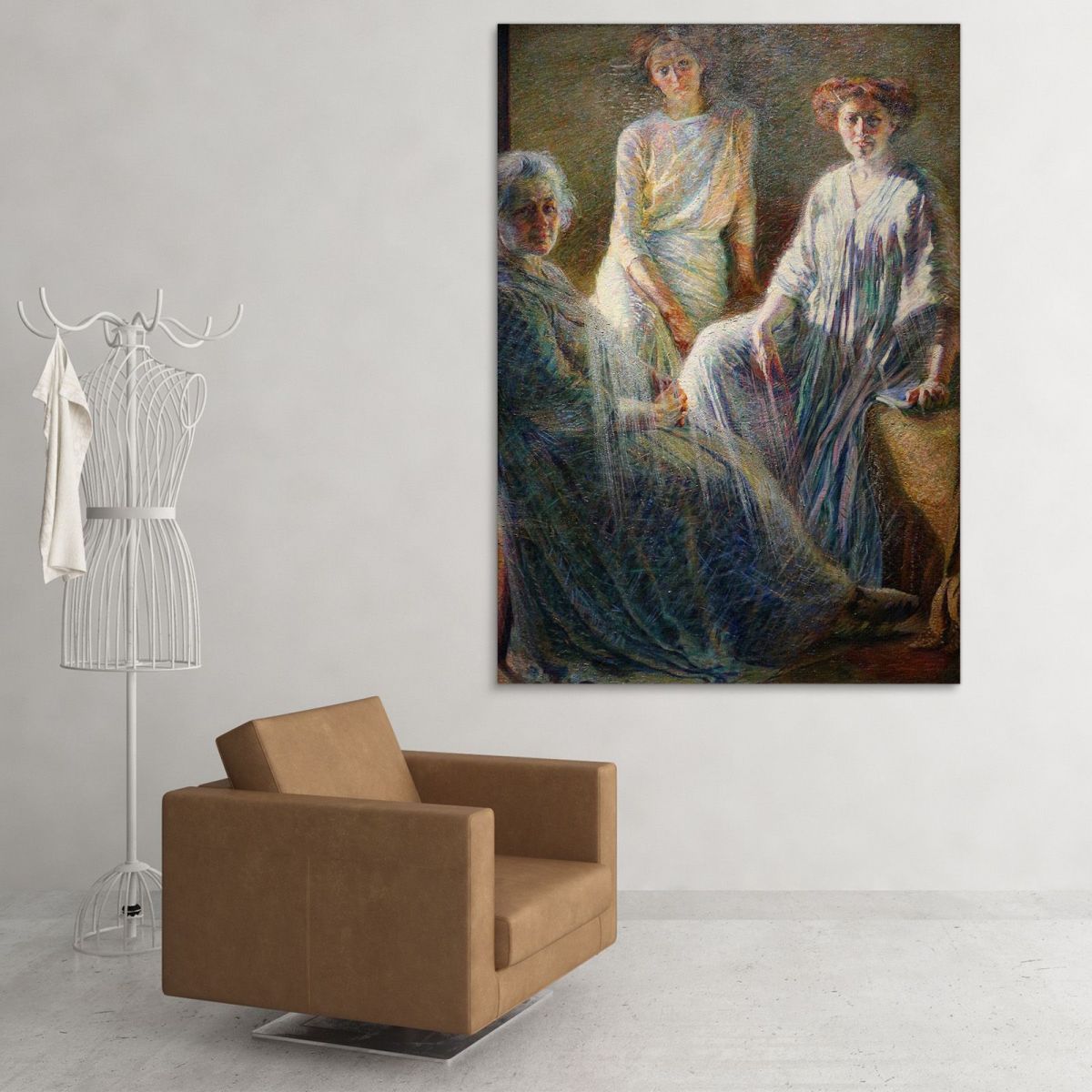 Tre Donne Umberto Boccioni UBO37 quadro stampa su tela
