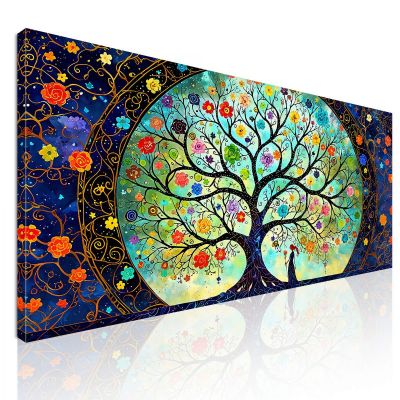 Quadro Albero Della Vita Floreale Fanciulla Con Capelli Rossi avt3 quadro stampa su tela