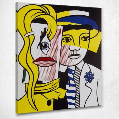 Americano Roy Lichtenstein rl1 quadro stampa su tela