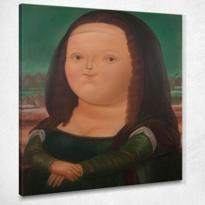 Monalisa Fernando Botero fb28 quadro stampa su tela