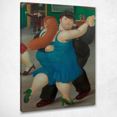 Coppia Che Balla Fernando Botero fb42 quadro stampa su tela