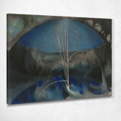 Canzone Dell'Usignolo Joseph Stella JST3 quadro stampa su tela
