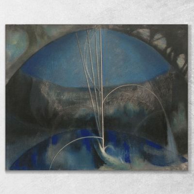 Canzone Dell'Usignolo Joseph Stella JST3 quadro stampa su tela