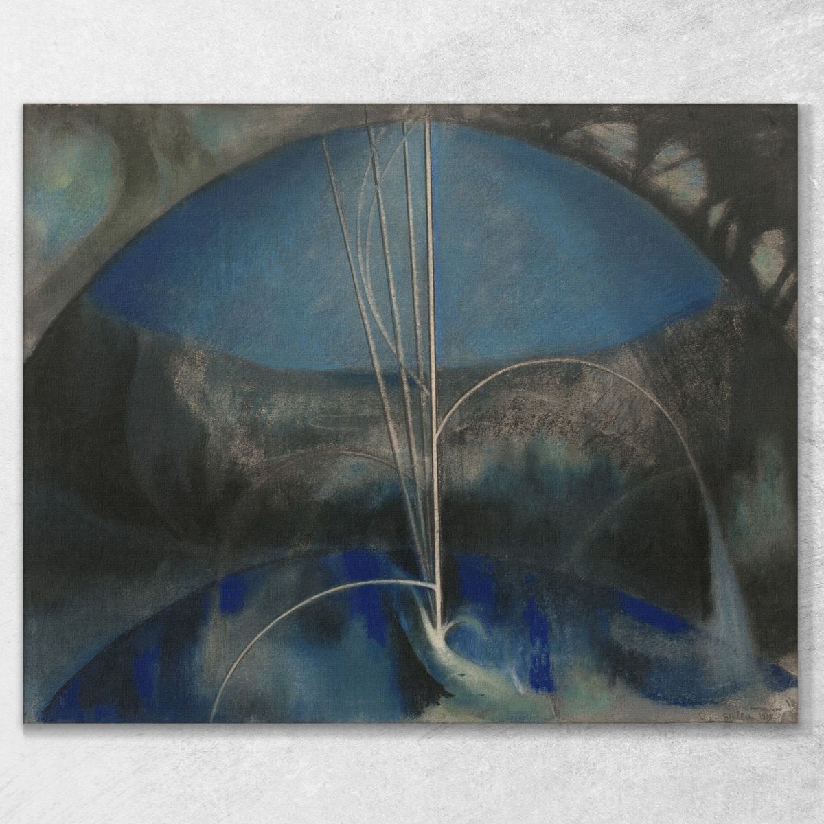 Canzone Dell'Usignolo Joseph Stella JST3 quadro stampa su tela