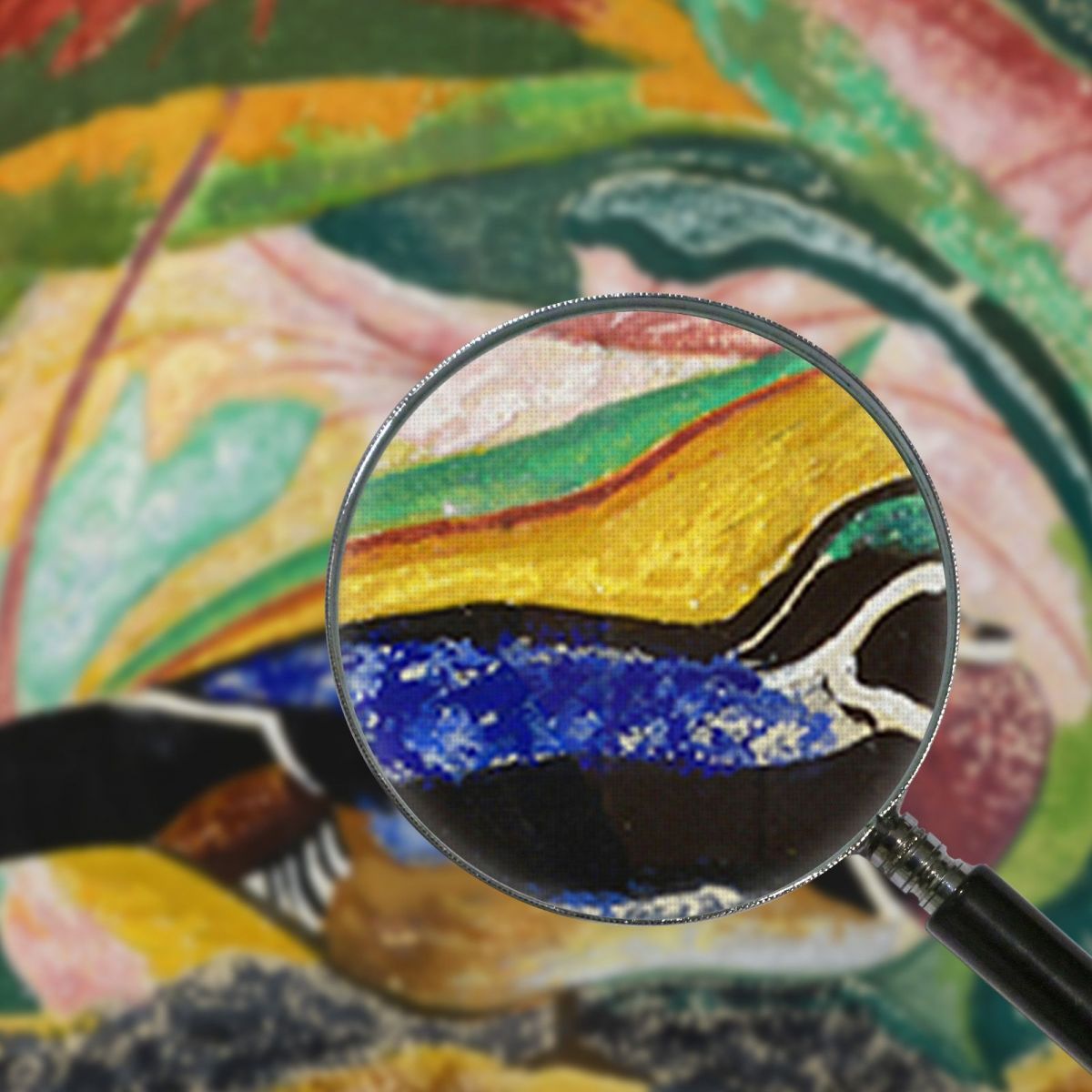 Ninfea E Marmotta Joseph Stella JST9 quadro stampa su tela