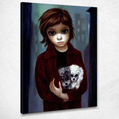 Barboncini Tascabili Margaret Keane MKE103 quadro stampa su tela