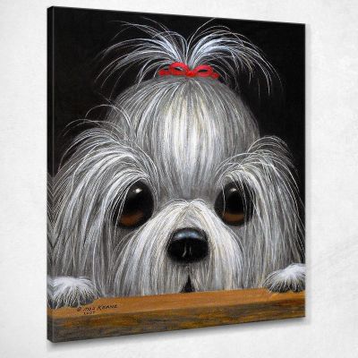 Straccio-A-Mop Margaret Keane MKE104 quadro stampa su tela