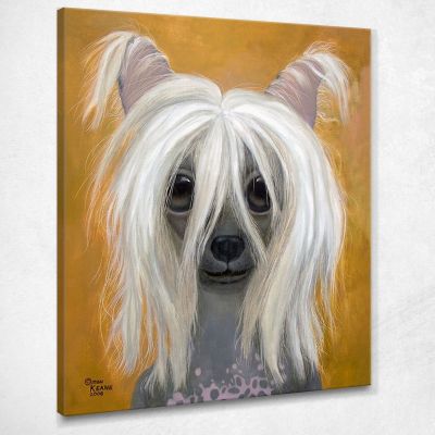 Setoso Margaret Keane MKE108 quadro stampa su tela