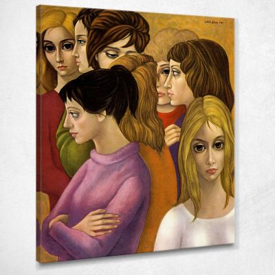 Le Matricole Margaret Keane MKE110 quadro stampa su tela