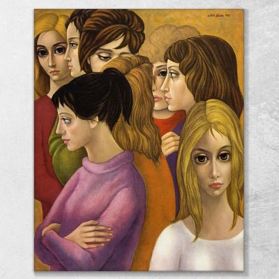 Los Estudiantes De Primer Año Margaret Keane, MKE110 cuadro en lienzo