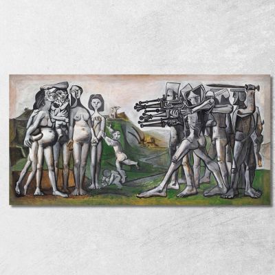 Massacro In Corea Pablo Picasso ppc20 quadro stampa su tela