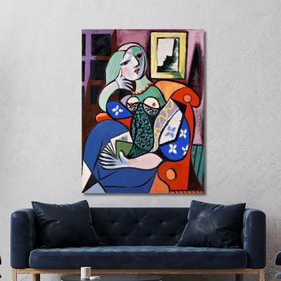 Mujer Con Libro Pablo Picasso, PPC30 cuadro en lienzo