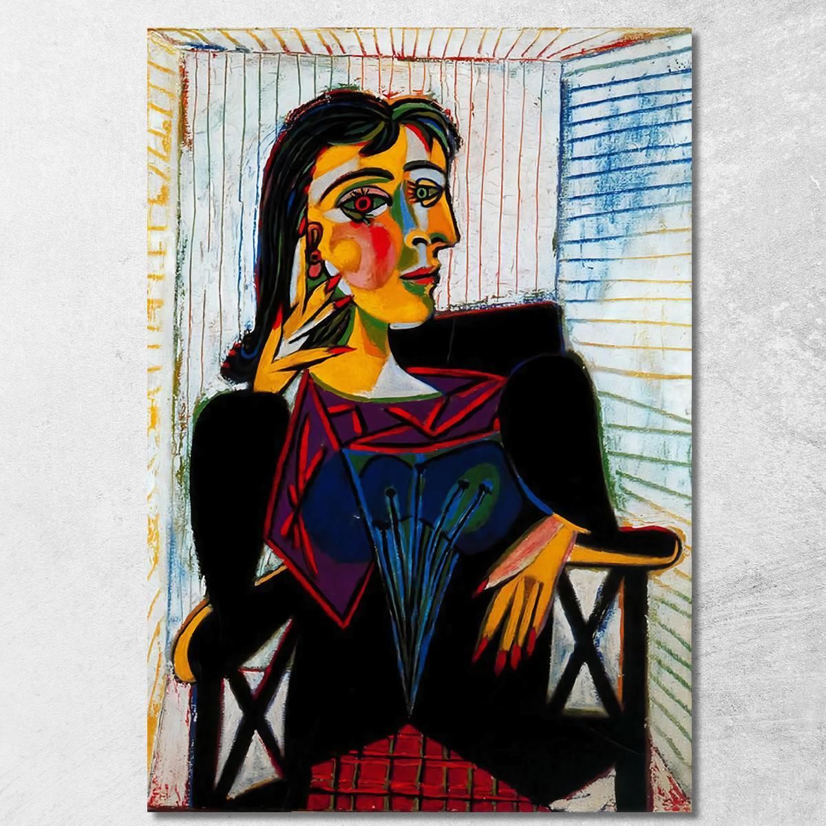Ritratto Di Dora Maar Pablo Picasso ppc45 quadro stampa su tela Ritratto Di Dora Maar Pablo Picasso ppc45 quadro stampa su tela