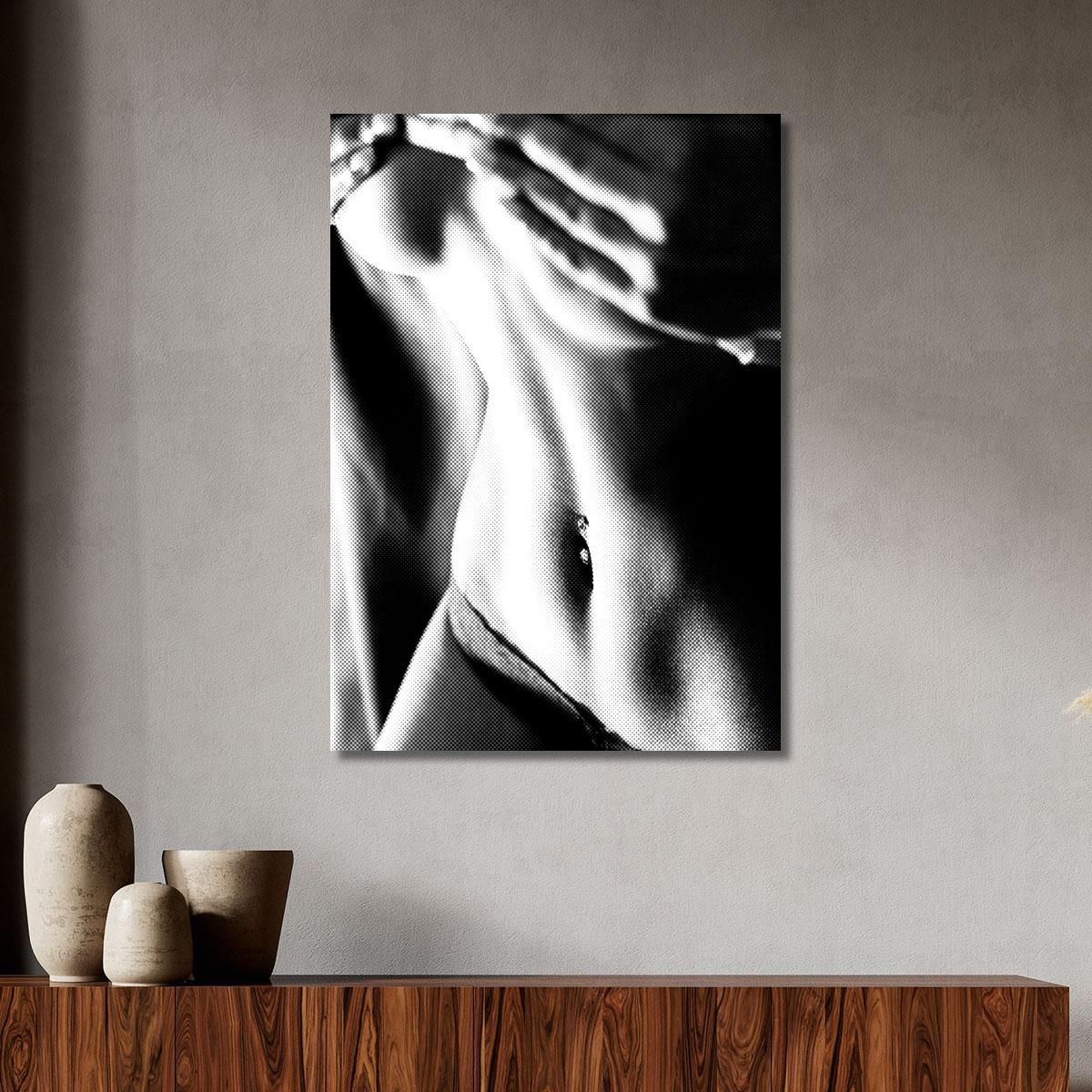 Quadro Astratto Body D'Acciaio Sexy Girl abs9 quadro stampa su tela