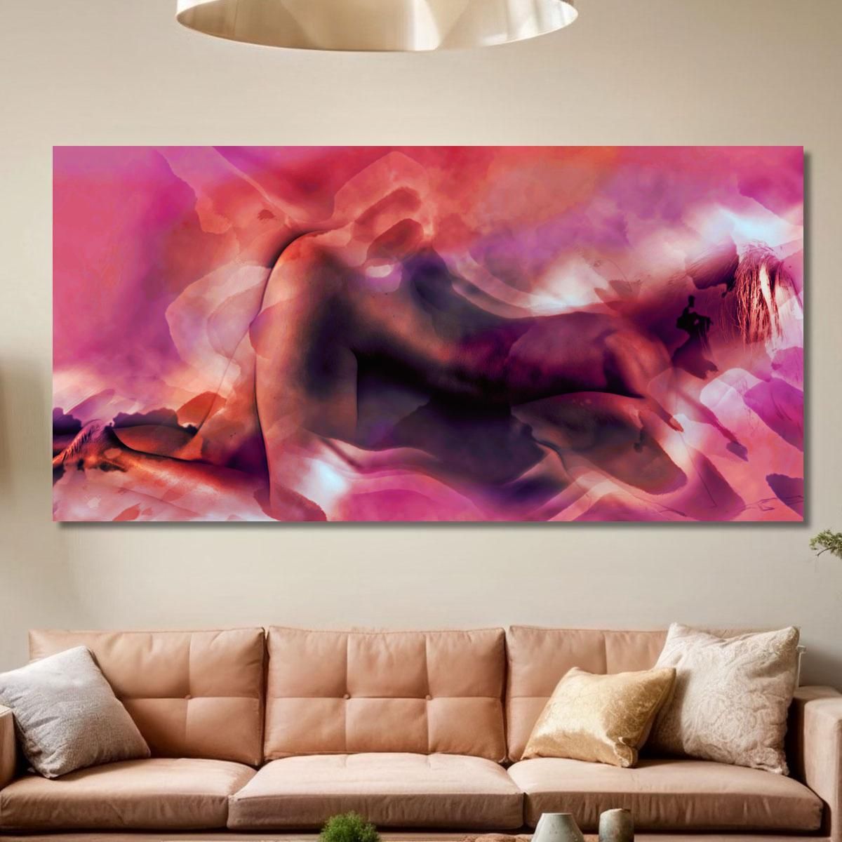 Quadro Astratto Sensualità Nascosta abs70 quadro stampa su tela