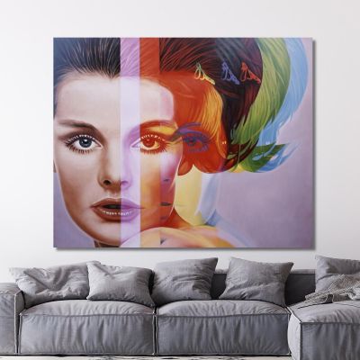 Quadro Astratto Spectrum Gossip Girl Marfa abs92 quadro stampa su tela
