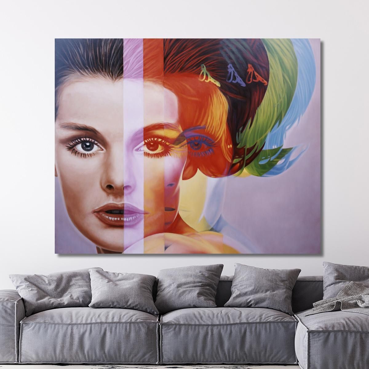 Quadro Astratto Spectrum Gossip Girl Marfa abs92 quadro stampa su tela