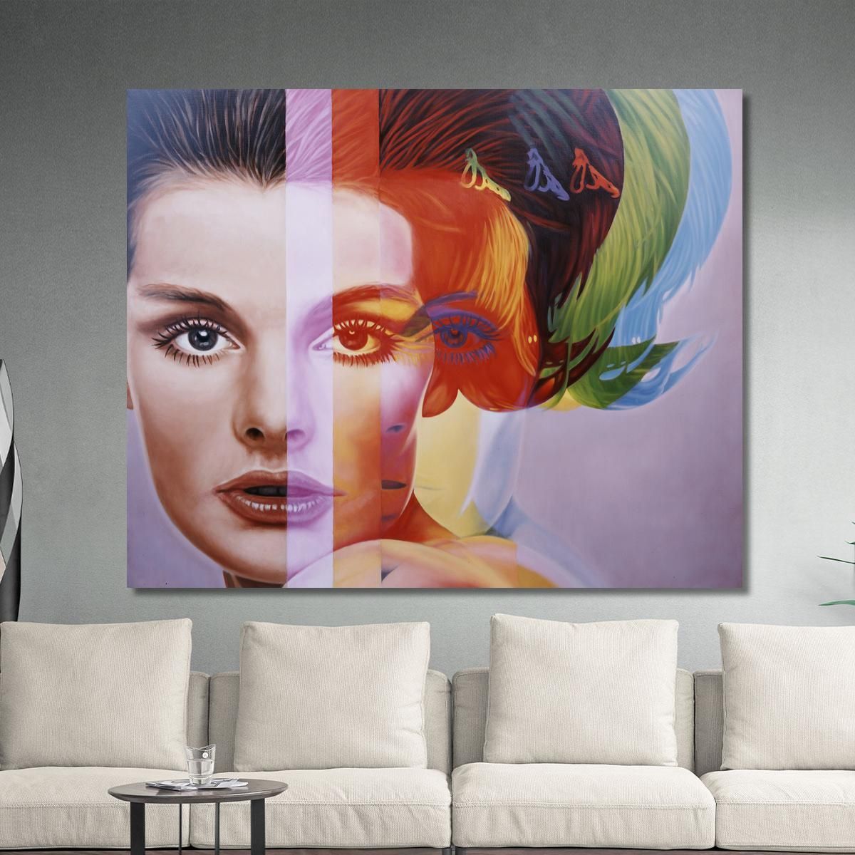 Quadro Astratto Spectrum Gossip Girl Marfa abs92 quadro stampa su tela