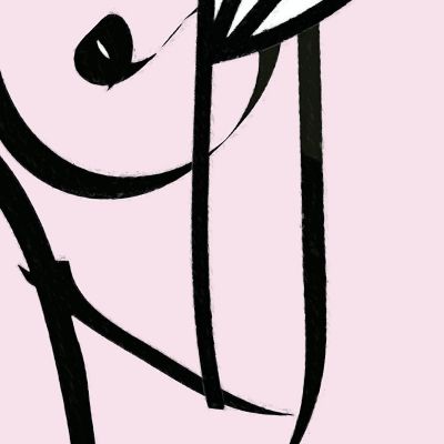 Quadro Minimalista Donna Fiore Rosa Fashion fsn57 quadro stampa su tela