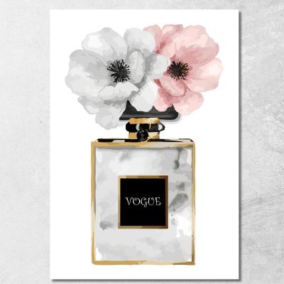 Quadro Profumo Con Fiori Pastello Anemoni Fashion fsn66 quadro stampa su tela