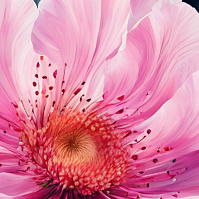 Quadro Magnolia Rosa Con Dettagli Astratti Quadro Moderno Fiori Astratti flp27 quadro stampa su tela