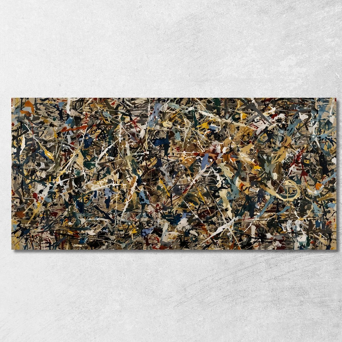 Alquimia Obra Inspirada 2 Jackson Pollock cuadro en lienzo, image size:1200x1200