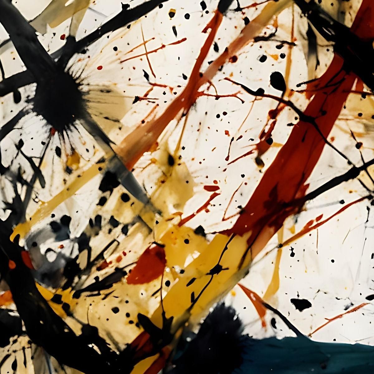 Number 26 Inspired Work 3 Jackson Pollock canvas print