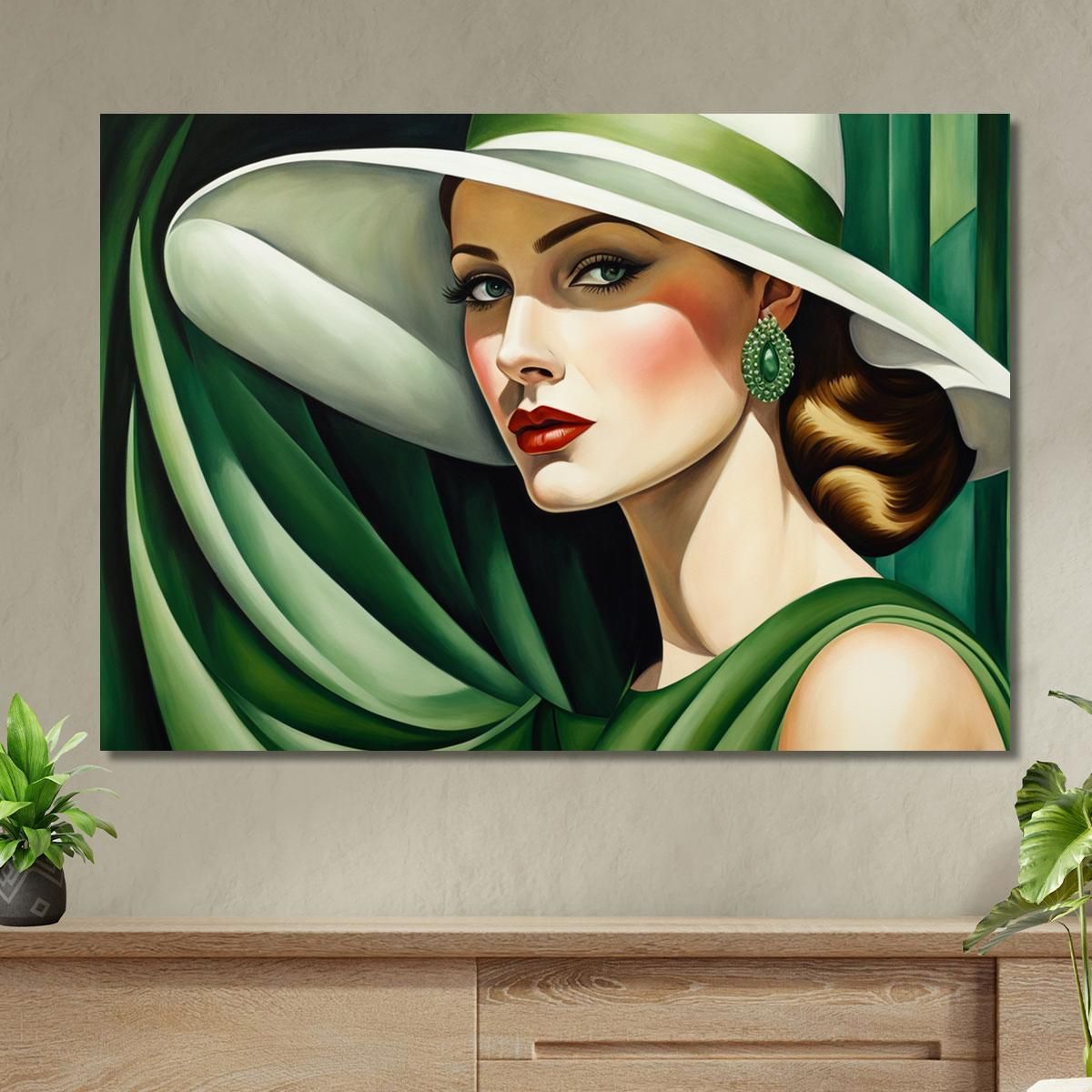 Tamara de Lempicka 額縁付きプリント Tamara de Lempicka Framed Print Young Lady with Gloves | Anna's