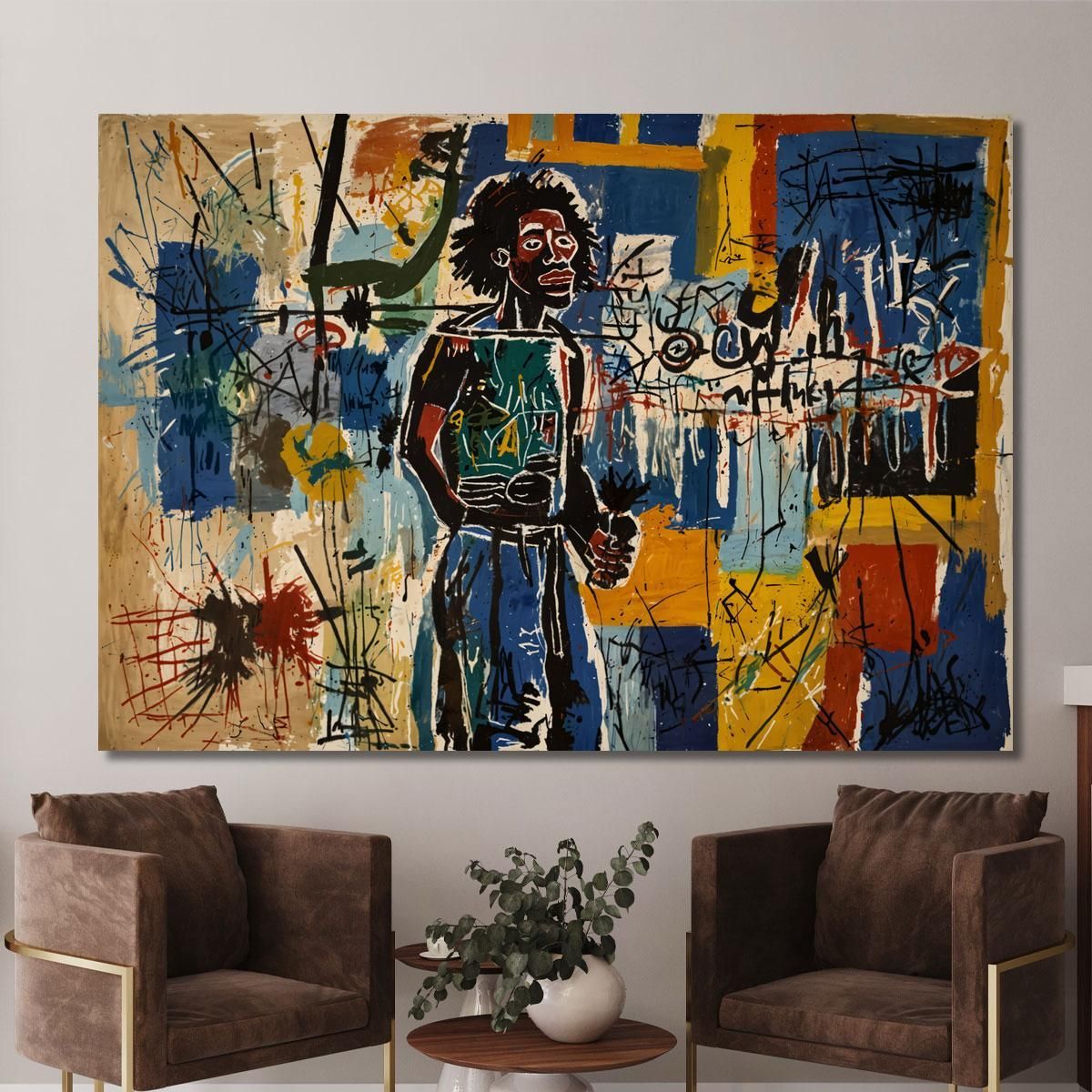 The Watcher Of The Streets Reinterpretation Jean-Michel Basquiat