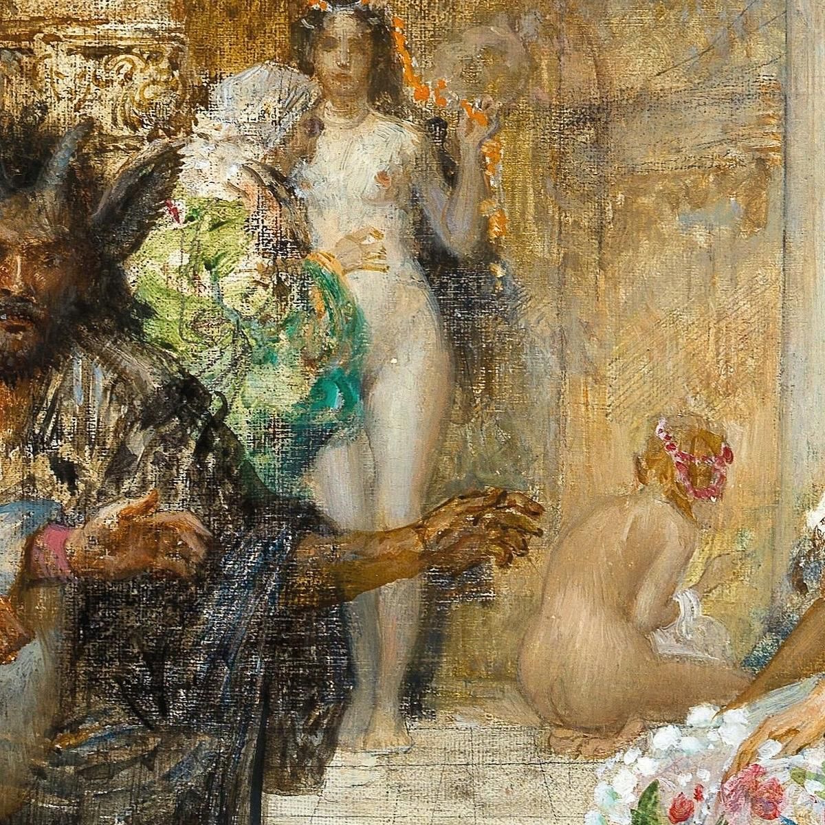 Ritorno Alla Virtù Eduard Veith evt28 quadro stampa su tela