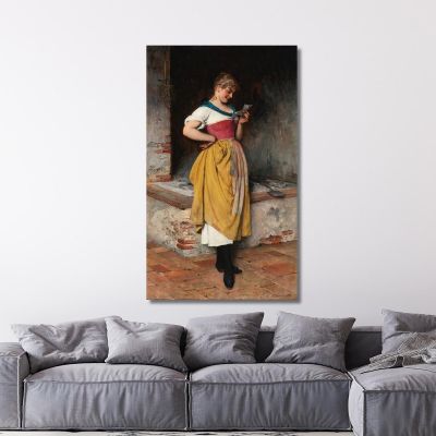 Buone Notizie Eugen von Blaas evb37 quadro stampa su tela