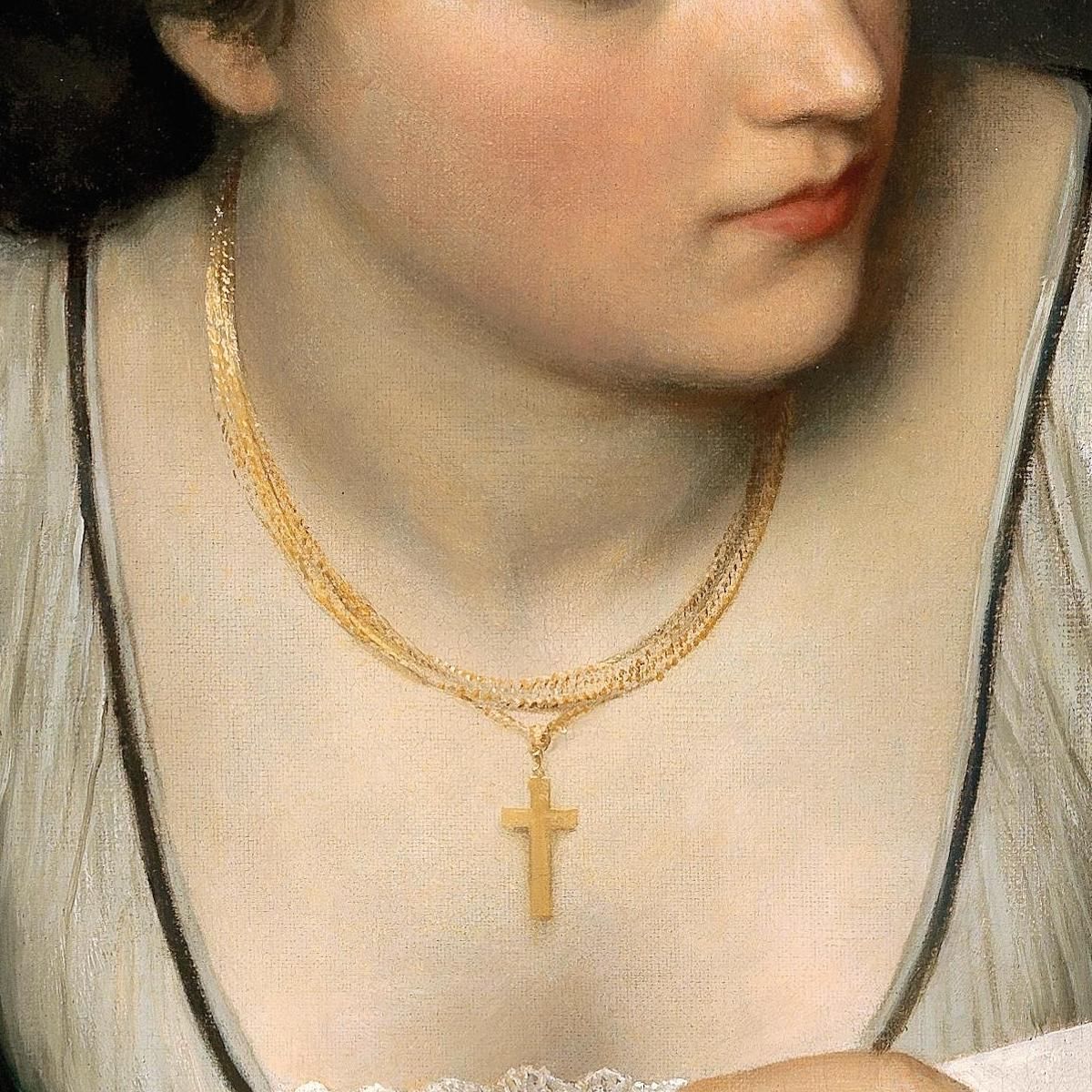 La Lettera D’Amore Eugen von Blaas evb68 quadro stampa su tela