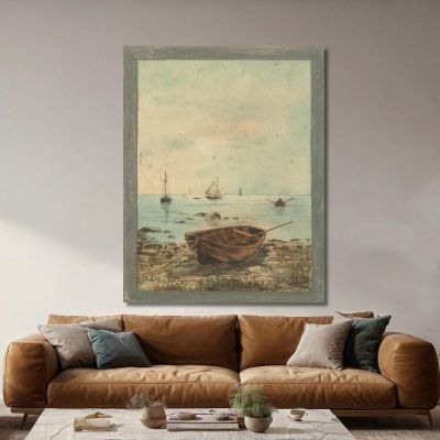 Boote Egon Schiele, esh27 drucken auf leinwand