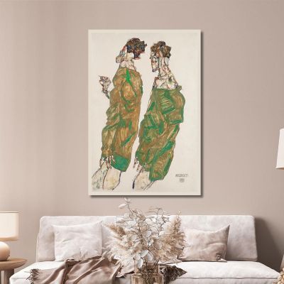 Devozione Egon Schiele esh41 quadro stampa su tela