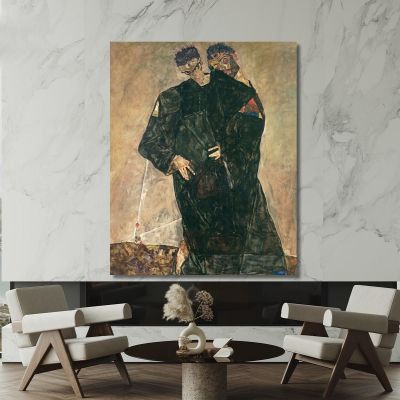 Ermitas Egon Schiele, esh65 cuadro en lienzo