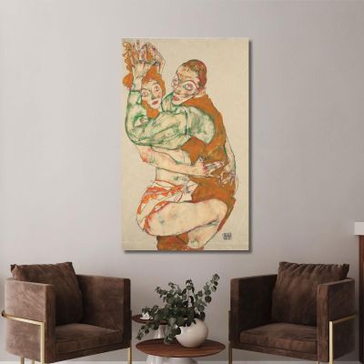 Atto D’Amore Egon Schiele esh89 quadro stampa su tela Atto D’Amore Egon Schiele esh89 quadro stampa su tela
