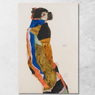 Moa Egon Schiele esh96 quadro stampa su tela