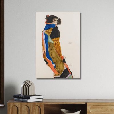 Moa Egon Schiele, esh96 quadro stampa su tela